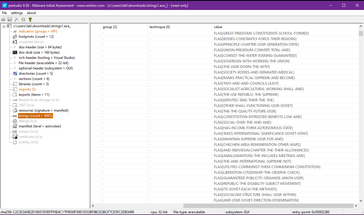 pestudio